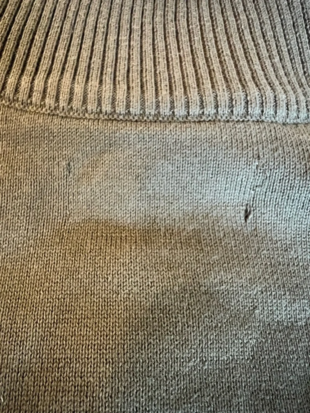 Club Room Men's Olive Button-Neck Mock Sweater Size Medium EUC - Picture 9 of 9